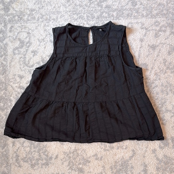 Who What Wear  - Tiered Black Sleeveless Top - Women's Size XXL - Picture 1 of 7